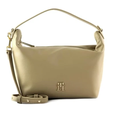 Abbildung von Tommy Hilfiger Damen Umhängetasche TH Casual Shoulder Bag Klein, Beige, Einheitsgröße