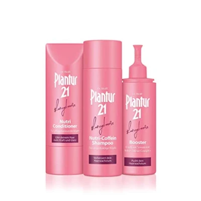 Abbildung von Plantur 21#langehaare Set: Nutri Coffein Shampoo, 200 ml + Booster, 125 Conditioner, 175 verbessert das Haarwachstum und versorgt Haar mit Mikronährstoffen