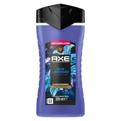 Abbildung von Axe Fine Fragrance Collection DUSCHGEL/FLUESSIGSEIFE Blue Lavender Premium Body Wash für 12 Stunden langanhaltende Frische verleiht einen spektakulären Duft unter der Dusche 225 ml