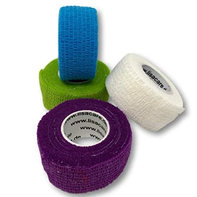 Abbildung von LisaCare sensitive Pflaster Medizinisches Klebeband elastisches, wasserfestes, staub fett und schmutzabweisendes Farbmix 3 4 Rollen á 2,5cm x 4,5m