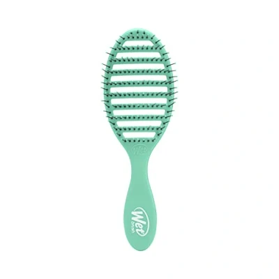 Abbildung von WetBrush Speed Dry Detangler mit hitzebeständigen Heatflex Borsten und offenem Belüftungsdesign, um das Haar schneller zu trocknen, für alle Haartypen, exklusive Amazon Farbe, Aqua