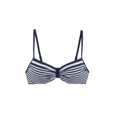 Abbildung von LASCANA Bügel Bikini Top »Myst«, mit platziertem Streifen Design