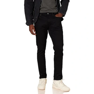 Abbildung von Amazon Essentials Herren Stretchjeans, Skinny Passform, Schwarz, 36W / 34L