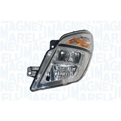 Abbildung von MAGNETI MARELLI 710301273203 Scheinwerfer links PY21W, W5W, H7, H1 Halogen für Rechtsverkehr mit Glühlampen
