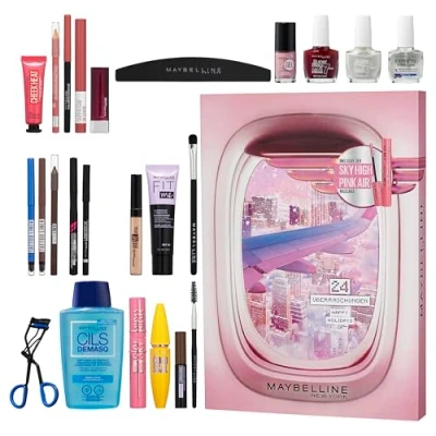 Abbildung von Maybelline New York Adventskalender 2024 24 Türchen, mit Beauty Überraschungen