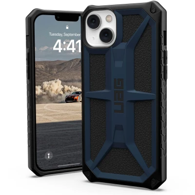 Abbildung von Apple iPhone 14 Plus Hülle Kunststoff UAG Hard Case/Backcover Handyhülle Blau Shockproof/Stoßfest