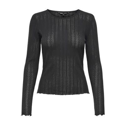 Abbildung von ONLY Carlotta NOOS Langarmshirt, Damen, Größe: Small, Grau