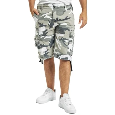 Abbildung von Brandit Vintage Shorts, Herren, Größe: 4XL, Snowcamo