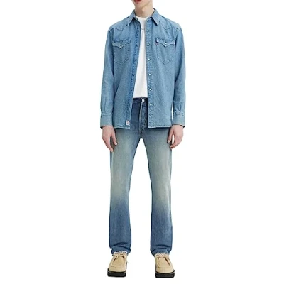 Abbildung von Levi&#039;s 501 Original Jeans Straight Leg, Größe: 36x34, Misty lake
