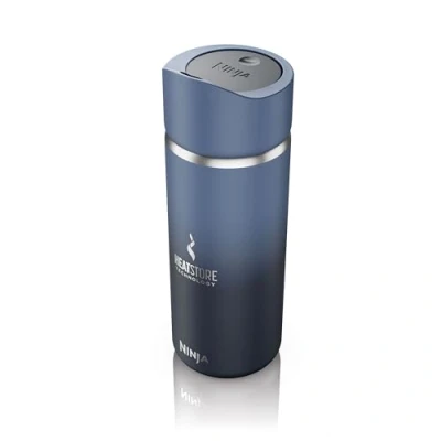 Abbildung von Ninja 400 ml Sip Perfect Trinkflasche für Heißgetränke, BPA frei, spülmaschinenfest, Thermosflasche, Marineblau, DW1603EUUKNV