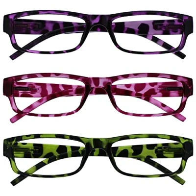 Abbildung von The Reading Glasses CompanyDie Lesebrille Unternehmen Lila Rosa Grün Leicht Komfortables Leser Wert 3er Pack Herren Frauen RRR32 546 +2,50