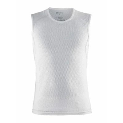 Abbildung von Craft Cool Mesh Superlight SL M Funktionsshirt Herren ärmellos Gr. L, Weiß Top perfekte Belüftung &amp; Kühlung superleichte Activewear für Baselayer