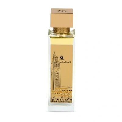 Abbildung von Swiss Arabian Essence Casablanca 100ML Extrait de Parfum Spray für damen und herren amber woody perfumes erfrischendes, langanhaltendes frauenparfüm aftershave männer