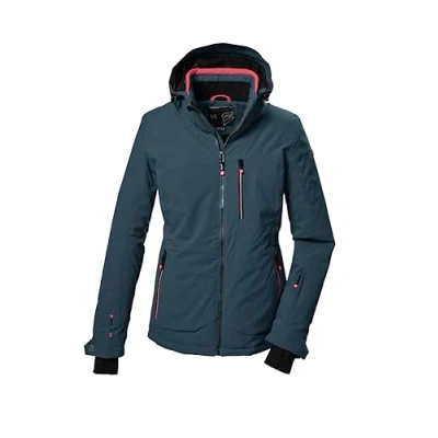 Abbildung von killtec Damen SkijackeFunktionsjacke mit abzippbarer Kapuze und Schneefang KSW 36 WMN SKI JCKT, schwarz, 36, 41970 000