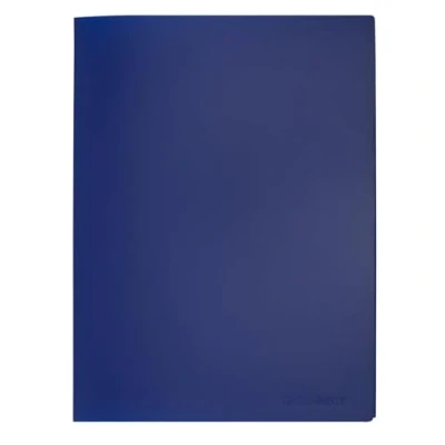 Abbildung von Q Connect KF01247 Sichtbuch 10 Hüllen, Einband PP, 450 mym, blau