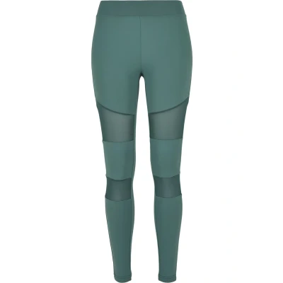 Abbildung von Urban Classics Ladies TECH MESH Leggings Hosen, Damen, Größe: Medium, Paleleaf