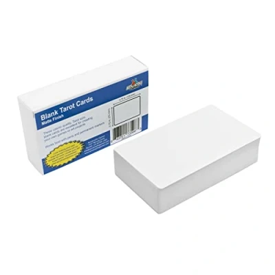 Abbildung von Apostrophe Games Tarot Größe Leere Spielkarten (Mattes Finish) 12 cm x 7 cm, 80 Karten und Box, Flash Karten, Brettspielkarten, Studienführer &amp; Notizkarten
