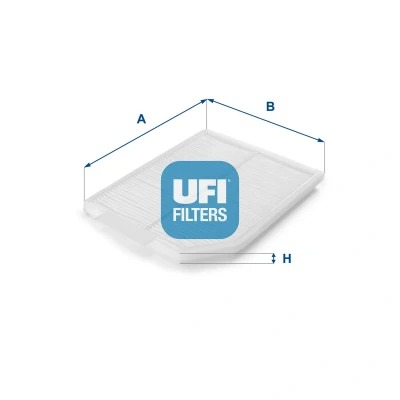 Abbildung von UFI 54.121.00 Innenraumfilter Aktivkohlefilter 662 96,5 21 BMW: 3 Coupe, Touring, Saloon, ALPINA: B3 Coupe