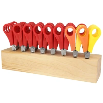 Abbildung von Westcott 112TidyC 00 Scheren Block aus Holz, 13 cm, sortiert