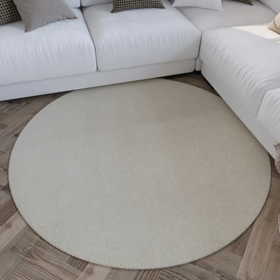 Abbildung von Wecon home Wollteppich "Hamptons FORTYTHREE" rund 20 mm Höhe Schurwolle, Kurzflor, Wohnzimmer, Schlafzimmer, elegant, robust