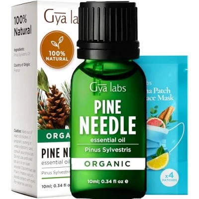 Abbildung von Gya Labs Ätherisches Kiefernöl für Diffuser 100% reines ätherisches in therapeutischer Qualität Unverdünntes die Kerzenherstellung (10 ml)