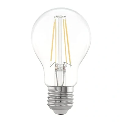 Abbildung von EGLO E27 LED Lampe, Glühbirne klassisch, Leuchtmittel für Retro Beleuchtung, 4 Watt (entspricht 40 Watt), 470 Lumen, warmweiß, 2700 K, Edison Birne A60, Ø 6 cm
