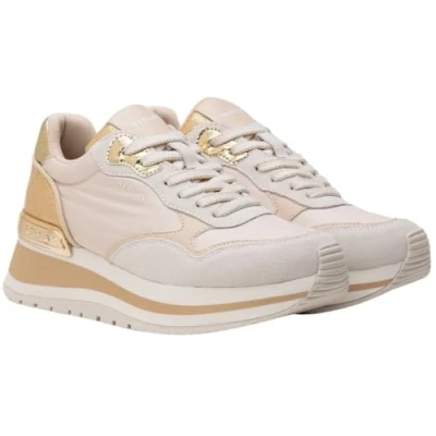 Abbildung von Replay Damen Gwsa5 .000.c0001t Sneaker, 3200 Lt Beige Gold, 39 EU