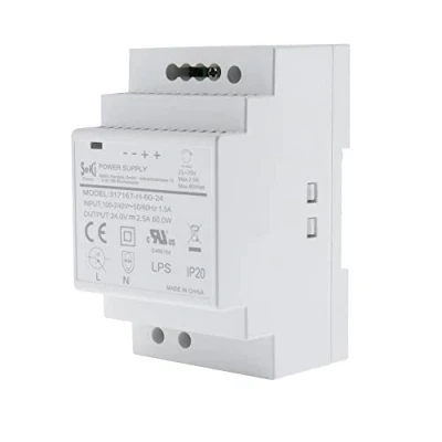 Abbildung von SeKi Hutschienen Netzteil H 60 24 24V 2,5A 60W DIN Rail Schienen