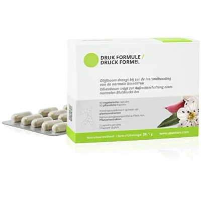 Abbildung von Druck Formel * 400 mg/60 kapseln Extrakten aus Knoblauch, Weißdorn und Olive 100% pflanzliches Ursprung mit titrierte Pflanzenextrakten