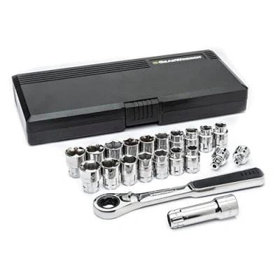 Abbildung von GearWrench K D8921 Gear Wrench 21Pc 3/8&quot; Drive Pass Thru Ratchet Set