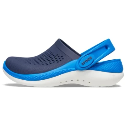Abbildung von Crocs unisex child Literide 360 Clog Clog, Navy/Bright Cobalt, 25/26 EU