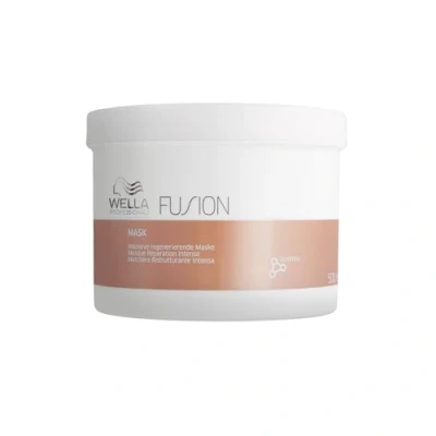 Abbildung von Wella Professionals Fusion Intense Repair Mask tiefenreparierende Haarmaske mit Aminosäuren intensive Haarpflege für kaputtes Haar glättende Haarkur gegen Haarbruch 500 ml