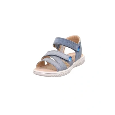 Abbildung von Superfit Sparkle Riemensandalette für Kinder, Größe: 26, Blau/silber Schuhe
