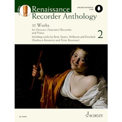 Abbildung von Renaissance Recorder Anthology 2: 32 Stücke für Sopran Blockflöte und Klavier. Band 2. (Schott Series, 2, 2)