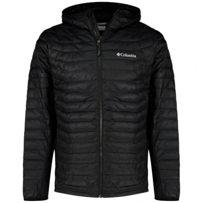 Abbildung von Columbia Powder PASS Hybrid Hooded Jacket Outdoorjacke, Herren, Größe: XL, Black