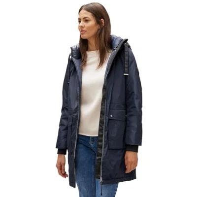 Abbildung von Street One MIT Zipper Wintermantel, Damen, Größe: 36, Blau