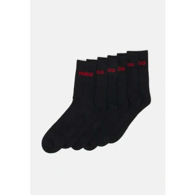 Abbildung von HUGO 6 PACK Socken, Herren, Größe: 39 42, Black