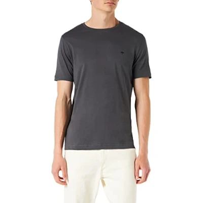 Abbildung von Fynch Hatton Tshirt basic, Herren, Größe: Medium, Dunkelgrau
