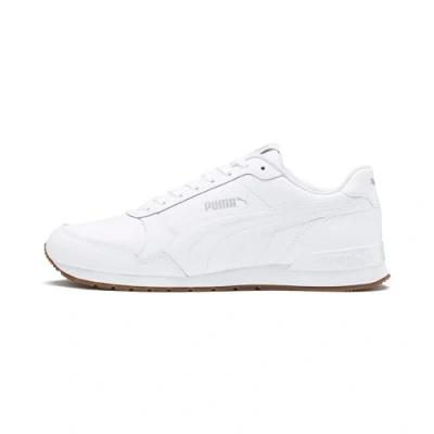 Abbildung von Puma Unisex ST Runner v2 Full L Low Top Trainer, White Gray Violet, 44.5 EU