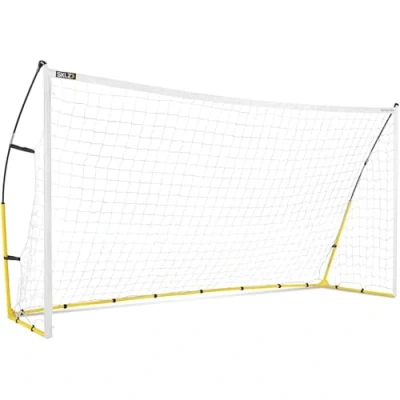 Abbildung von SKLZ socer Goal 12x6 (2.0), Ultra Portable Kids Fußballtor, Quick Setup, Weiß/Schwarz/Gelb, 3,66 m x 1,83 m, 12 6