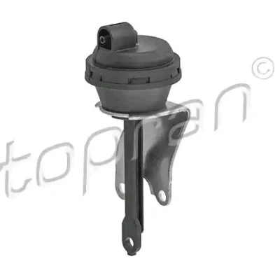 Abbildung von TOPRAN 116 512 Steuerklappe, Luftversorgung pneumatisch mit Halter AUDI: A6 C6 Saloon, A3 Hatchback, Avant, VOLKSWAGEN: Golf 5, Touran I