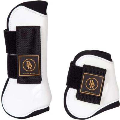 Abbildung von BR Kugelschützer &amp; Streichkappen Set Pro Tech Pu Neopren Weiß Pony