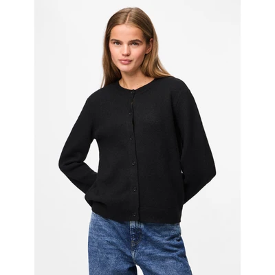 Abbildung von Pieces Pcmalou NOOS BC Strickjacke, Damen, Größe: XS, Black
