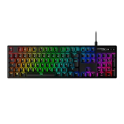 Abbildung von HyperX Alloy Origins RGB Mechanische Gaming Tastatur, Red switches (QWERTZ deutsches layout), Schwarz