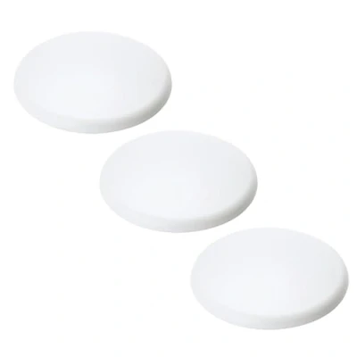 Abbildung von ORION LIGHTSTYLE Extra Flache Abdeckung 3 Stück Verteilerdose PVC 135mm weiß Baldachin Deckendose Abschluss