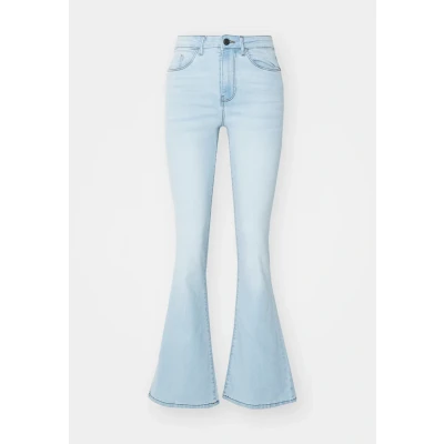 Abbildung von Noisy May Nmsallie Jeans Bootcut, Damen, Größe: 25x30, Light blue denim