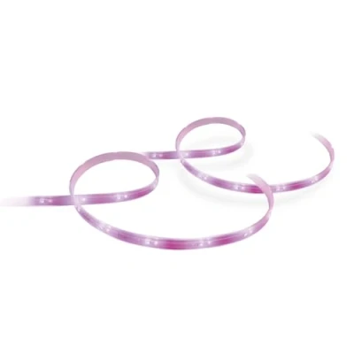 Abbildung von Philips Hue White &amp; Color Ambiance Lightstrip Plus V4 (2 m und 1m Erweiterung), dimmbarer LED Streifen für das Lichtsystem mit 16 Mio. Farben, smarte Lichtsteuerung über Sprache oder App