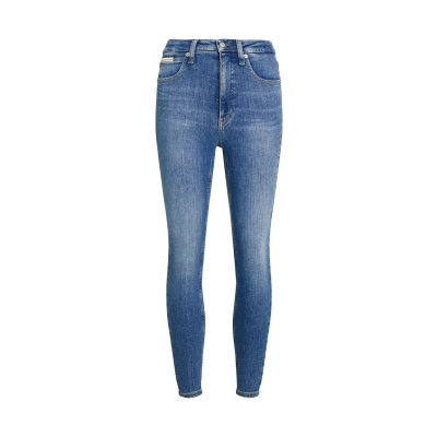 Abbildung von Calvin Klein Jeans HIGH RISE Super Skinny Fit, Damen, Größe: 24, Denim medium