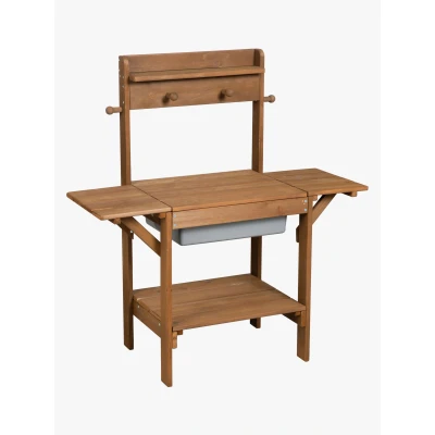 Abbildung von roba® Outdoor Spielküche »Matschküche MIDI«, braun
