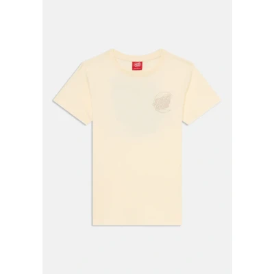 Abbildung von Santa Cruz Youth Imprint MOON DOT Unisex Tshirt print offwhite für Kinder, Größe: 128 140, Off/white
